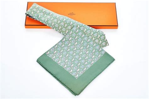 mens hermes ties ebay|Hermes pocket square for men.